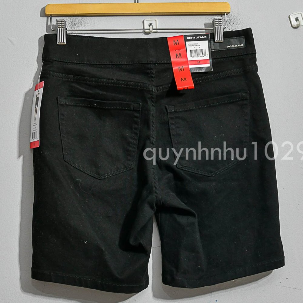 DKNY Jean Ladies' Bermuda Short IN BLACK - Picture 4 of 5